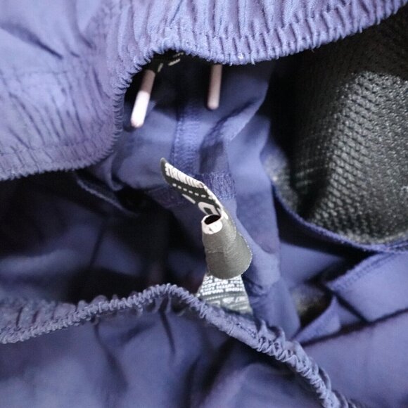 Legends Shorts Small Blue Solid Drawstring Unlined 6" in Perforated - Picture 11 of 14